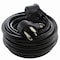 Ac Works STW; Cold Weather Extension Cord, 10 AWG, Indoor/Outdoor, 10/4, 1 Outlets, 14-30R, Black, 14-30P 1430PR-050 - alternate 1
